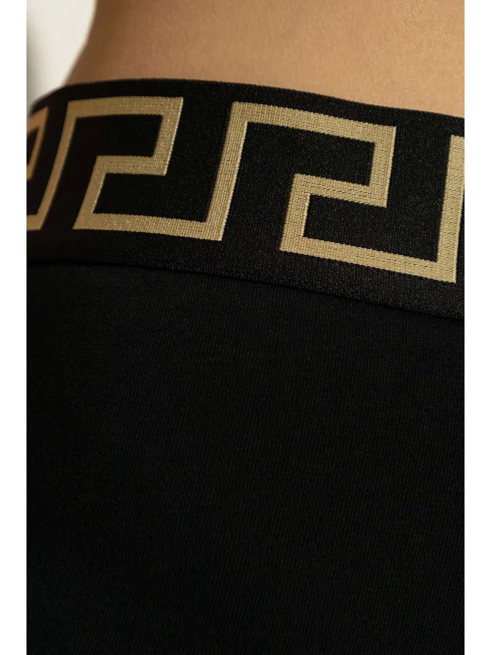 Versace Women High-Waisted Boxers With Greek Print VERSACE