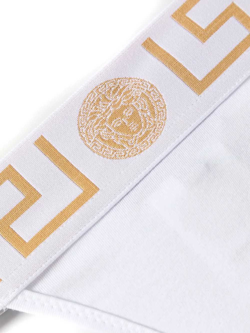 Versace Women Cotton Jersey Thong VERSACE