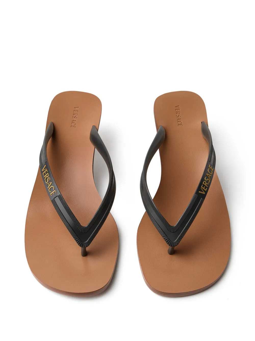 Versace Women Sophie 40 Mm Rubber Thong Sandals VERSACE