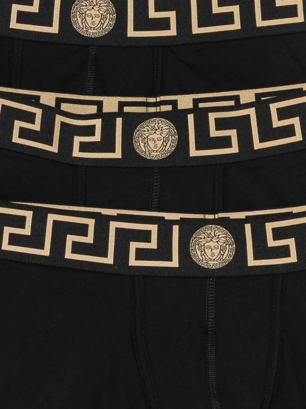 Versace Men Logo-Print Boxer Shorts (Set Of Three) VERSACE