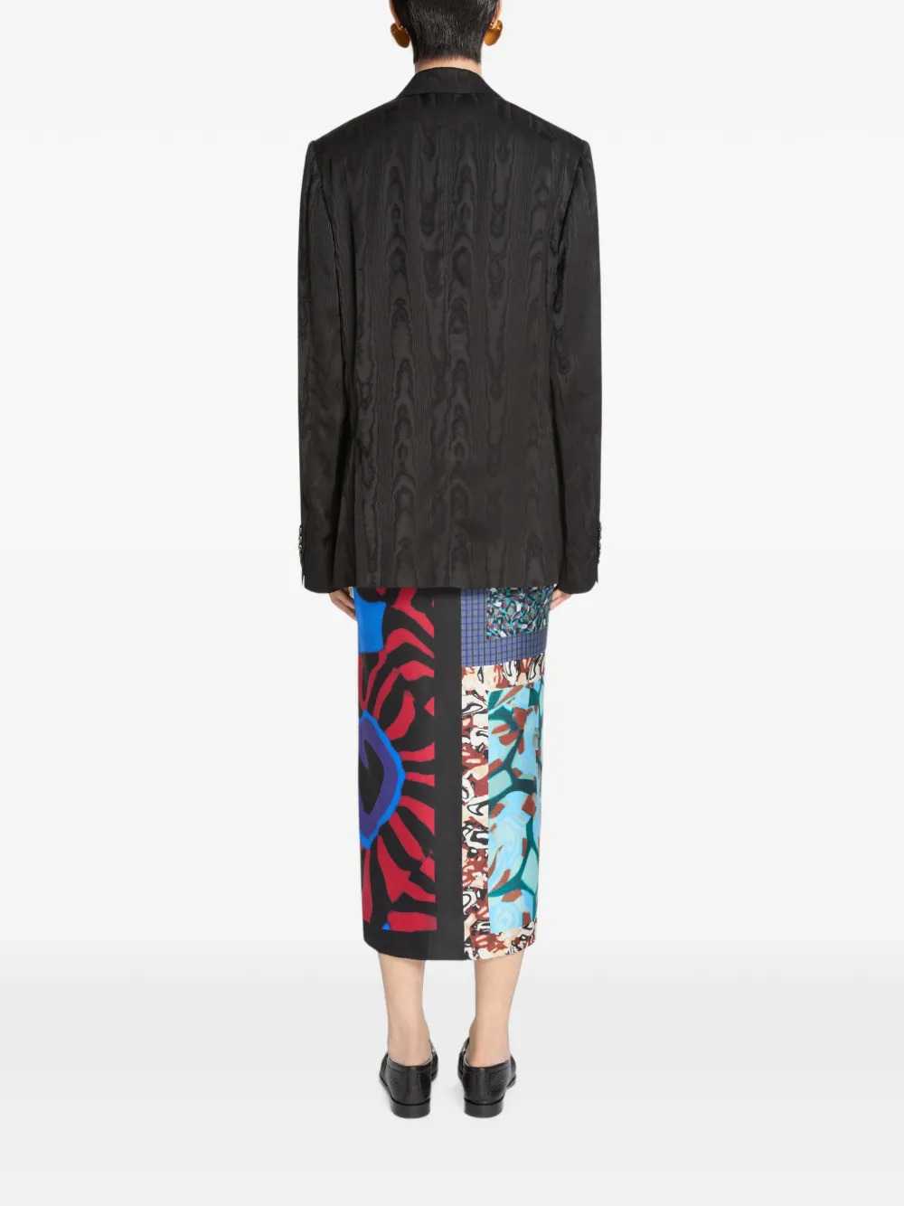 Dries Van Noten Women Moiré Double-Breasted Blazer DRIES VAN NOTEN