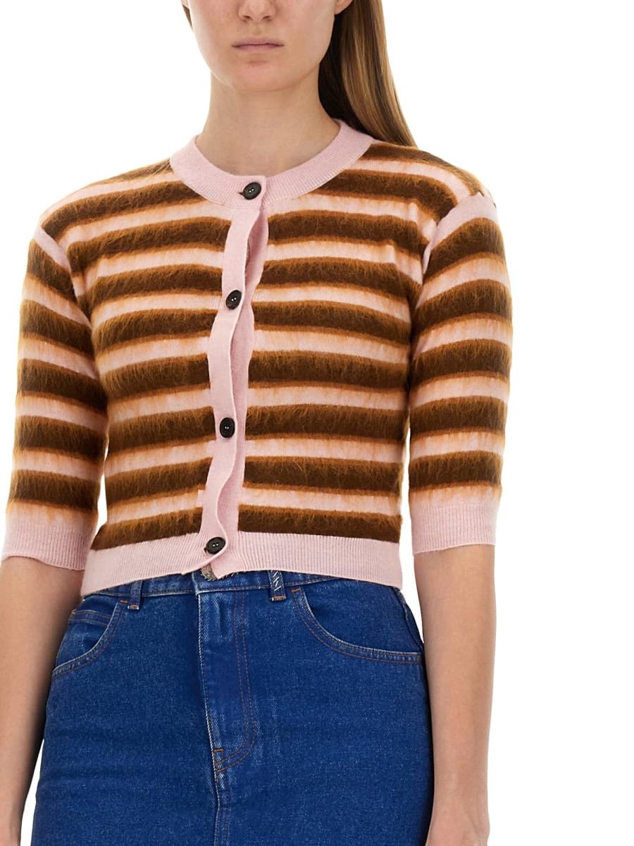 Marni Women Cardigan With Stripe Pattern MARNI