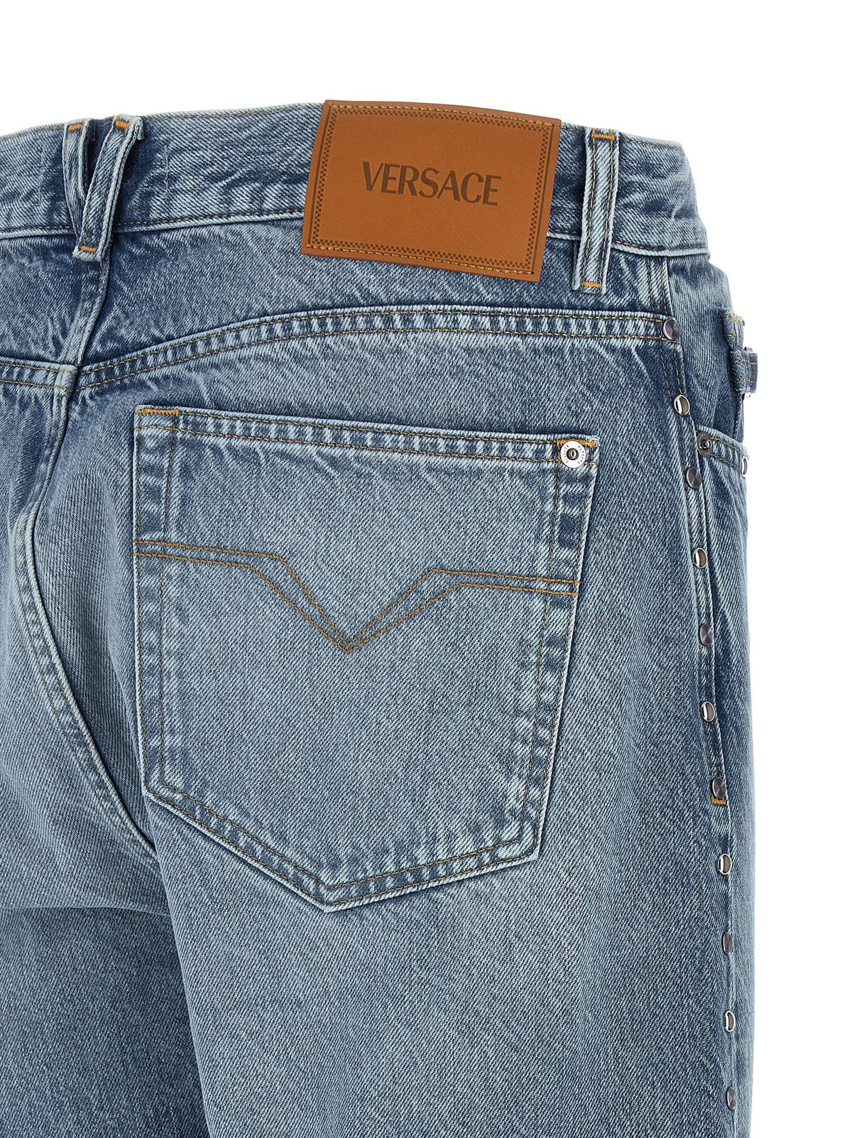 Versace Men Studded Jeans VERSACE