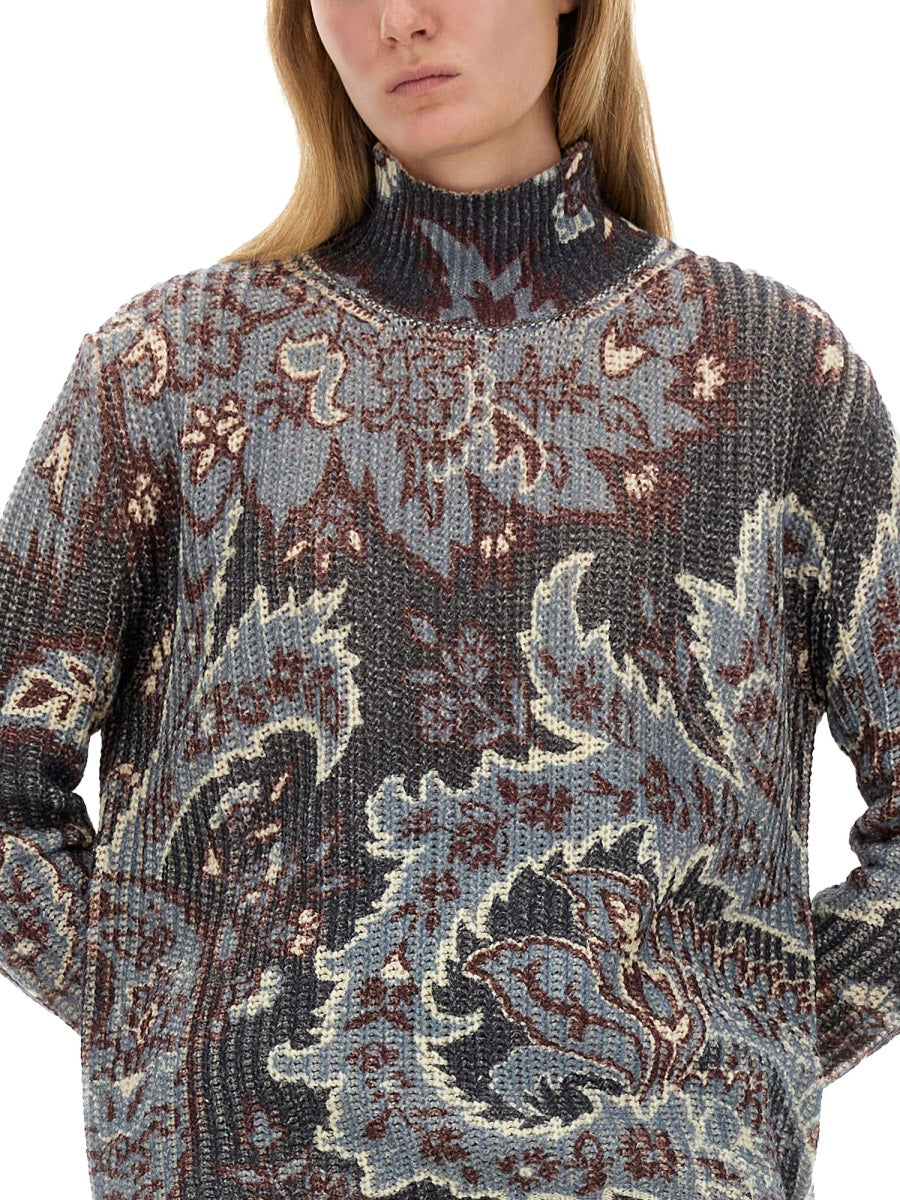 Etro Women Printed Wool Sweater ETRO