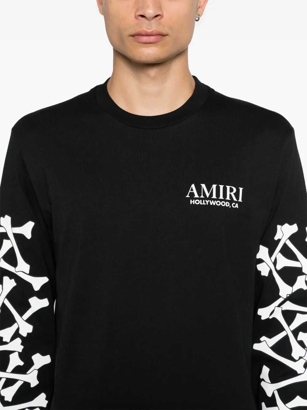 Amiri Men Stacked Bones Long-Sleeve T-Shirt AMIRI