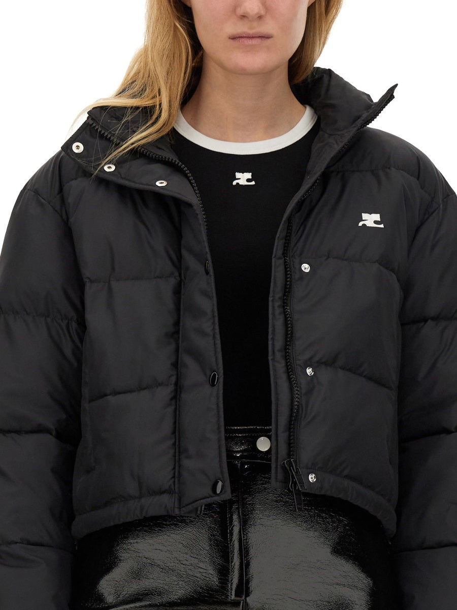 Courreges Women Down Jacket With Logo COURREGES