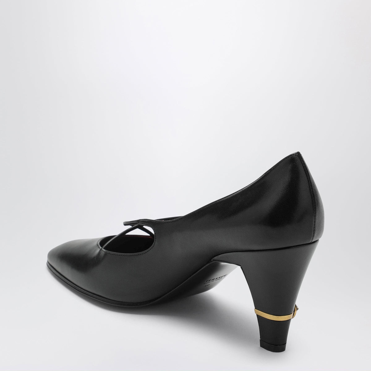 Versace Giulietta Pumps In Black Leather Women VERSACE