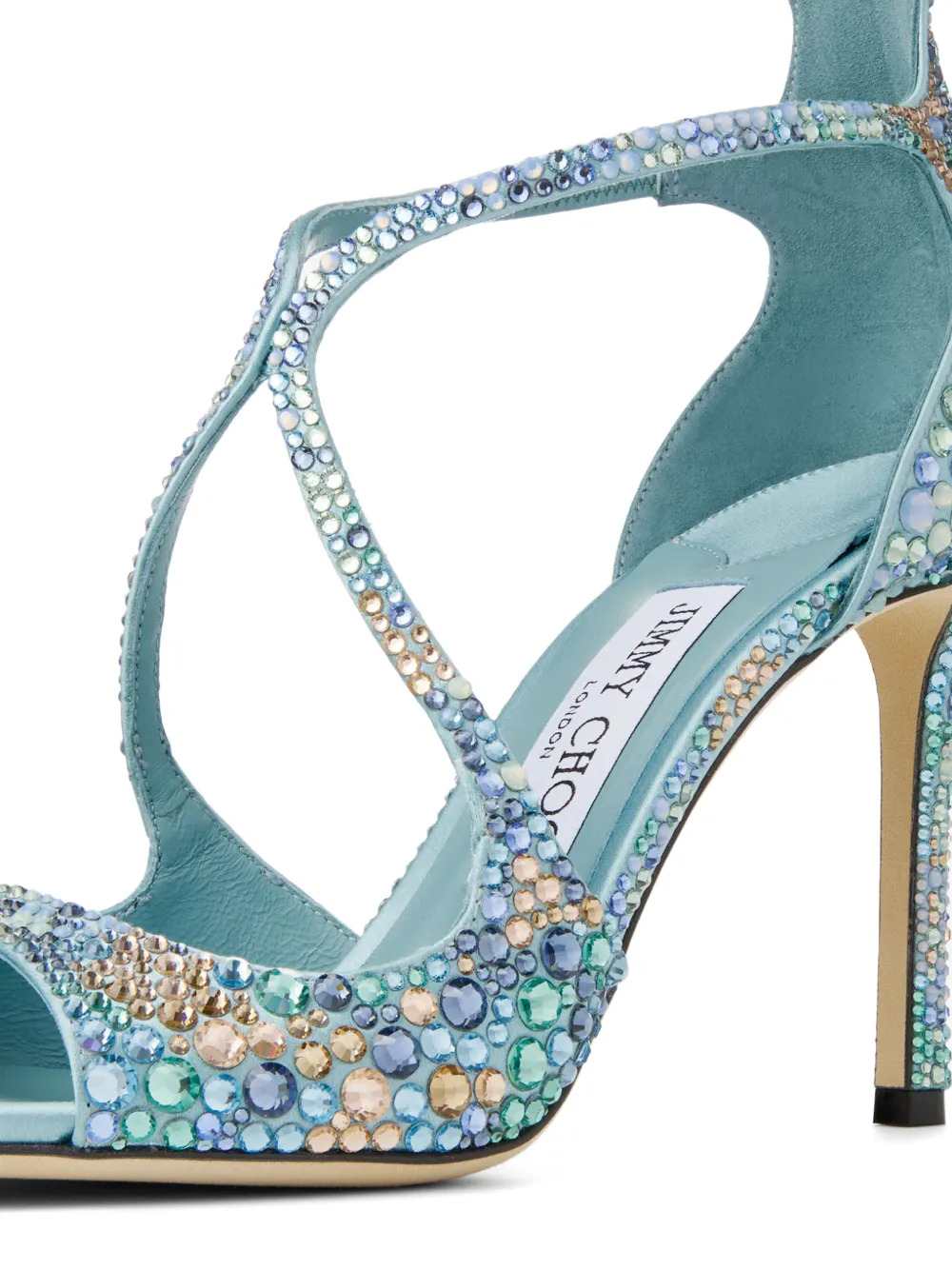 Jimmy Choo Women Azia 95 Crystal-Embellished Sandals JIMMY CHOO