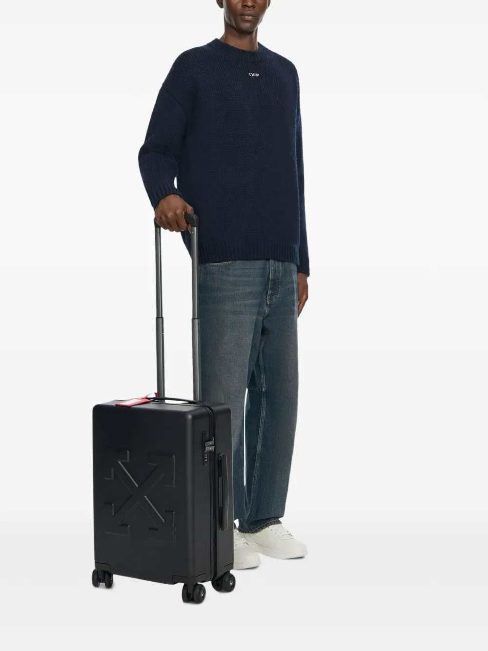 Off White Men Arrow Hard-Shell Suitcase OFF-WHITE