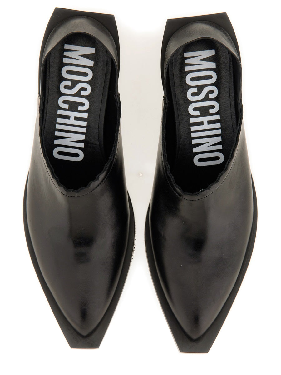 Moschino Women Shootie Cuban Heel MOSCHINO