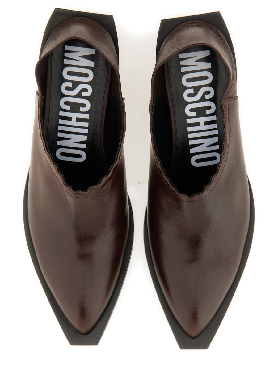 Moschino Women Shootie Cuban Heel MOSCHINO