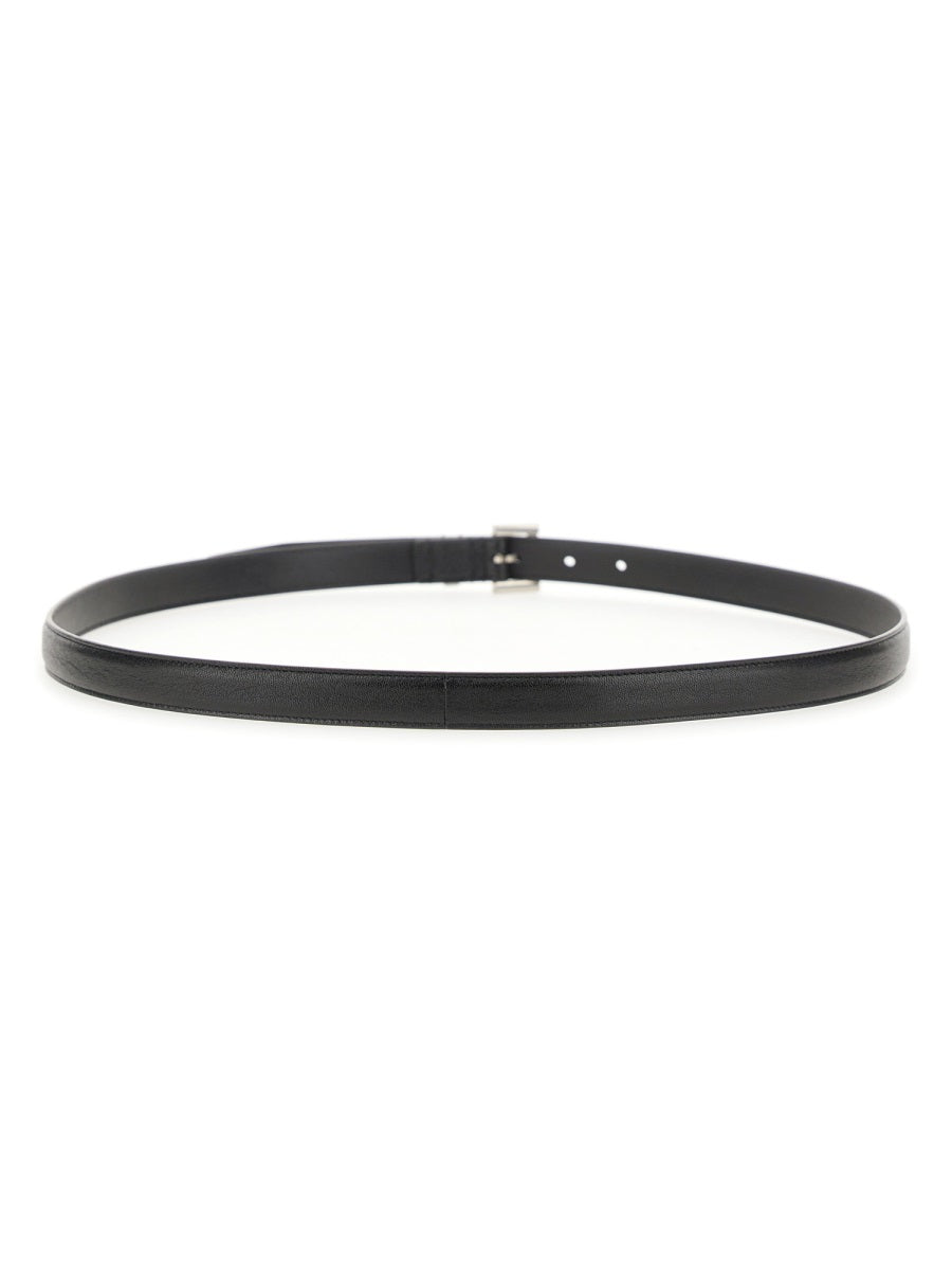 Saint Laurent Men Cintura Sottile "Cassandre" SAINT LAURENT