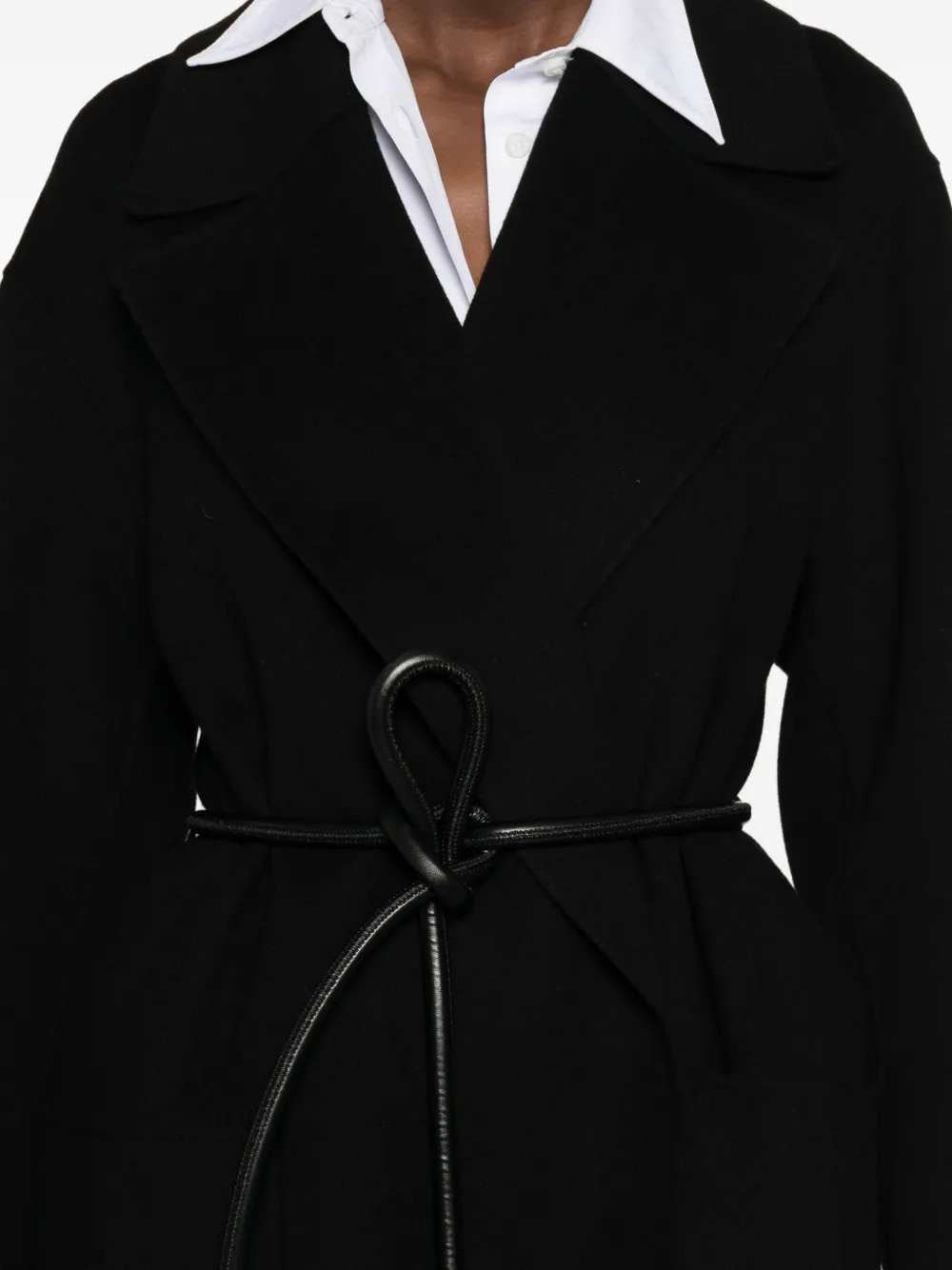 Sportmax Women Zannata Belted Coat With Notch Lapels SPORTMAX
