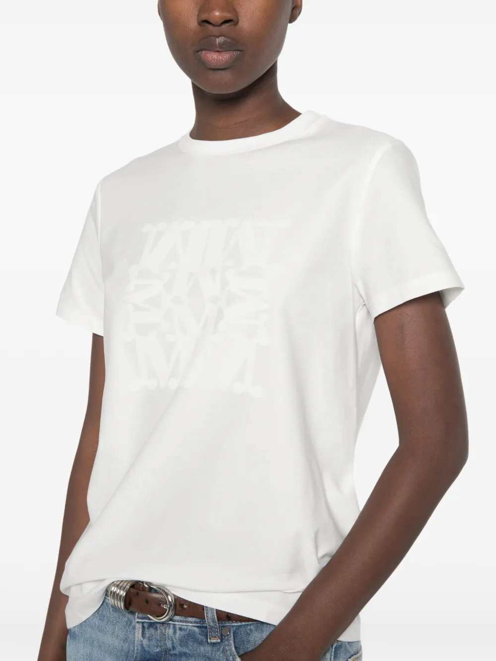 Max Mara Women Panfilo Logo Crew-Neck T-Shirt MAX MARA