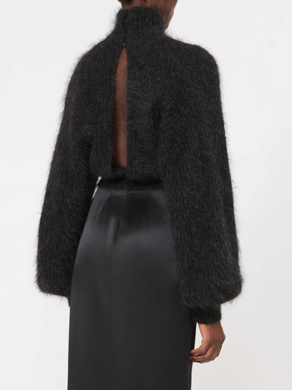 Max Mara Women Mélange Mohair-Blend Knit Top - Anthracite MAX MARA