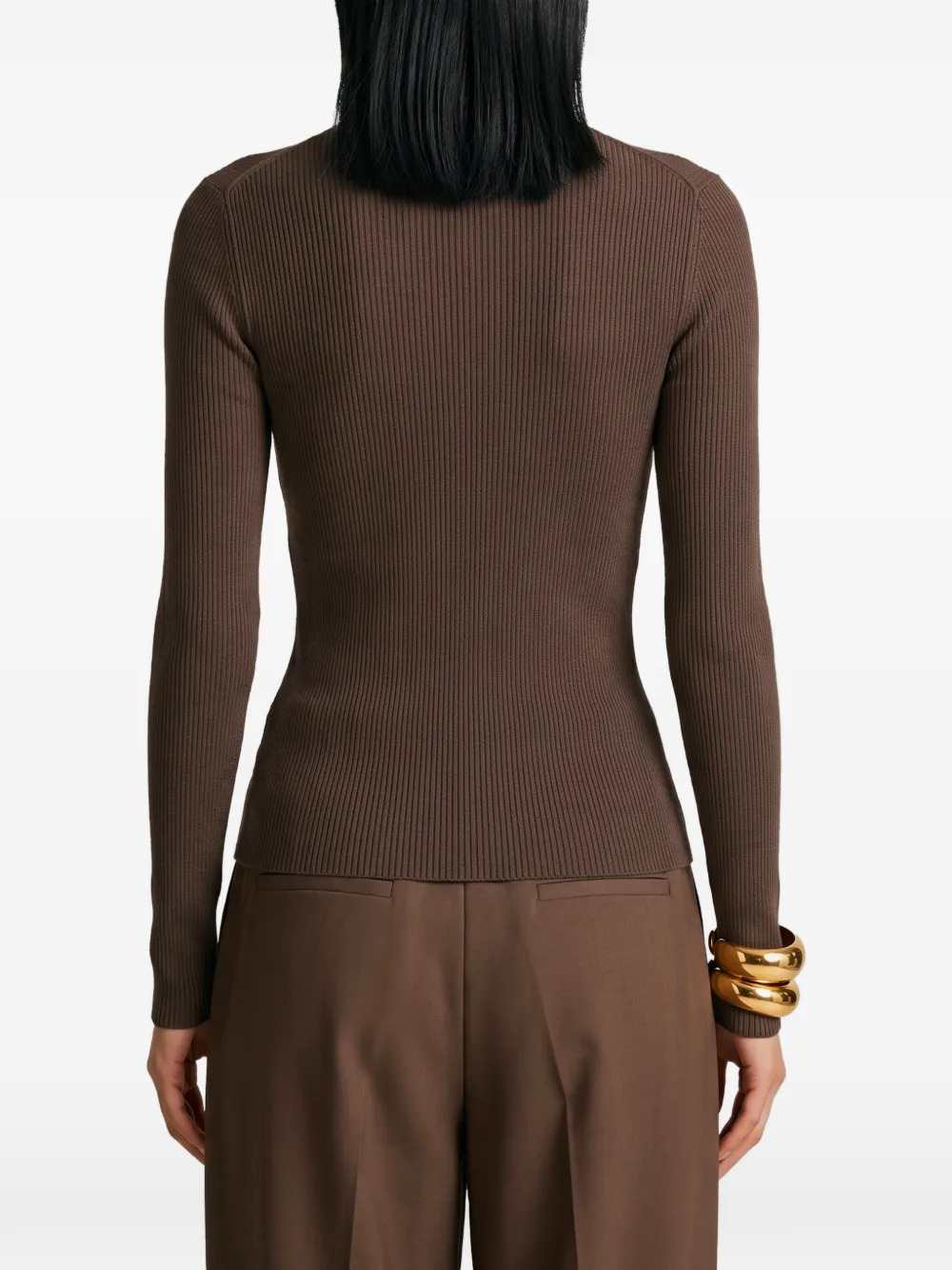 Max Mara Women Ribbed High-Neck Sweater MAX MARA