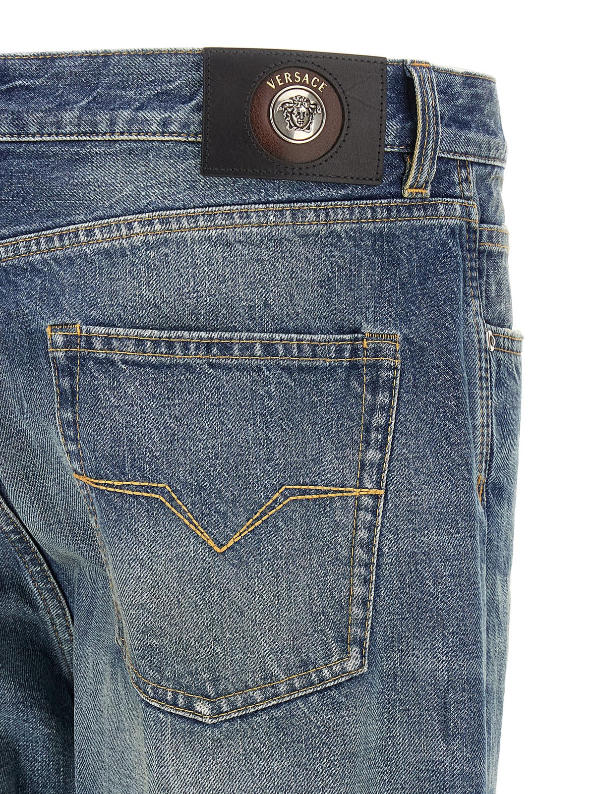 Versace Men Distressed Jeans VERSACE