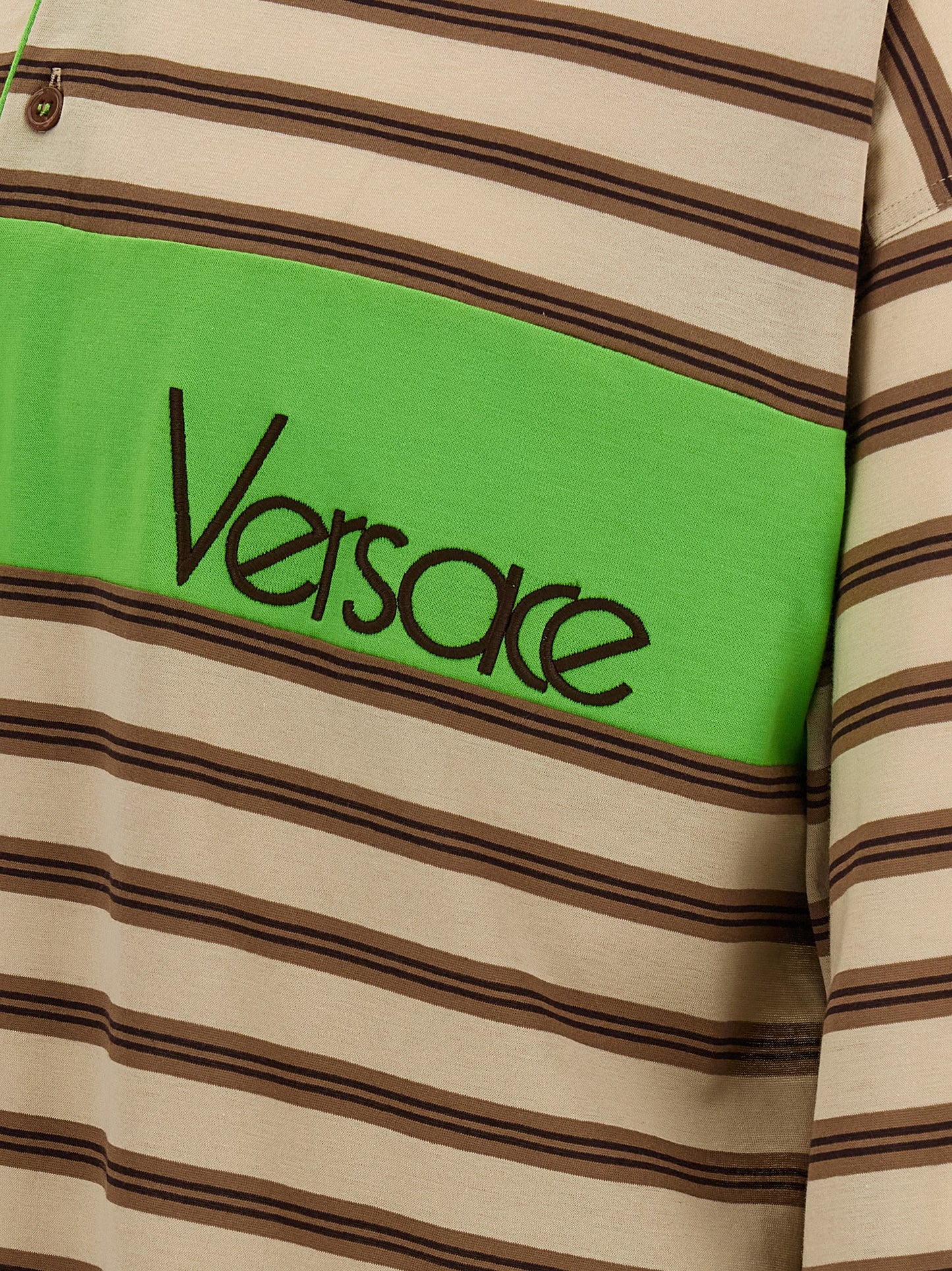 Versace Men Intarsia Polo Shirt VERSACE