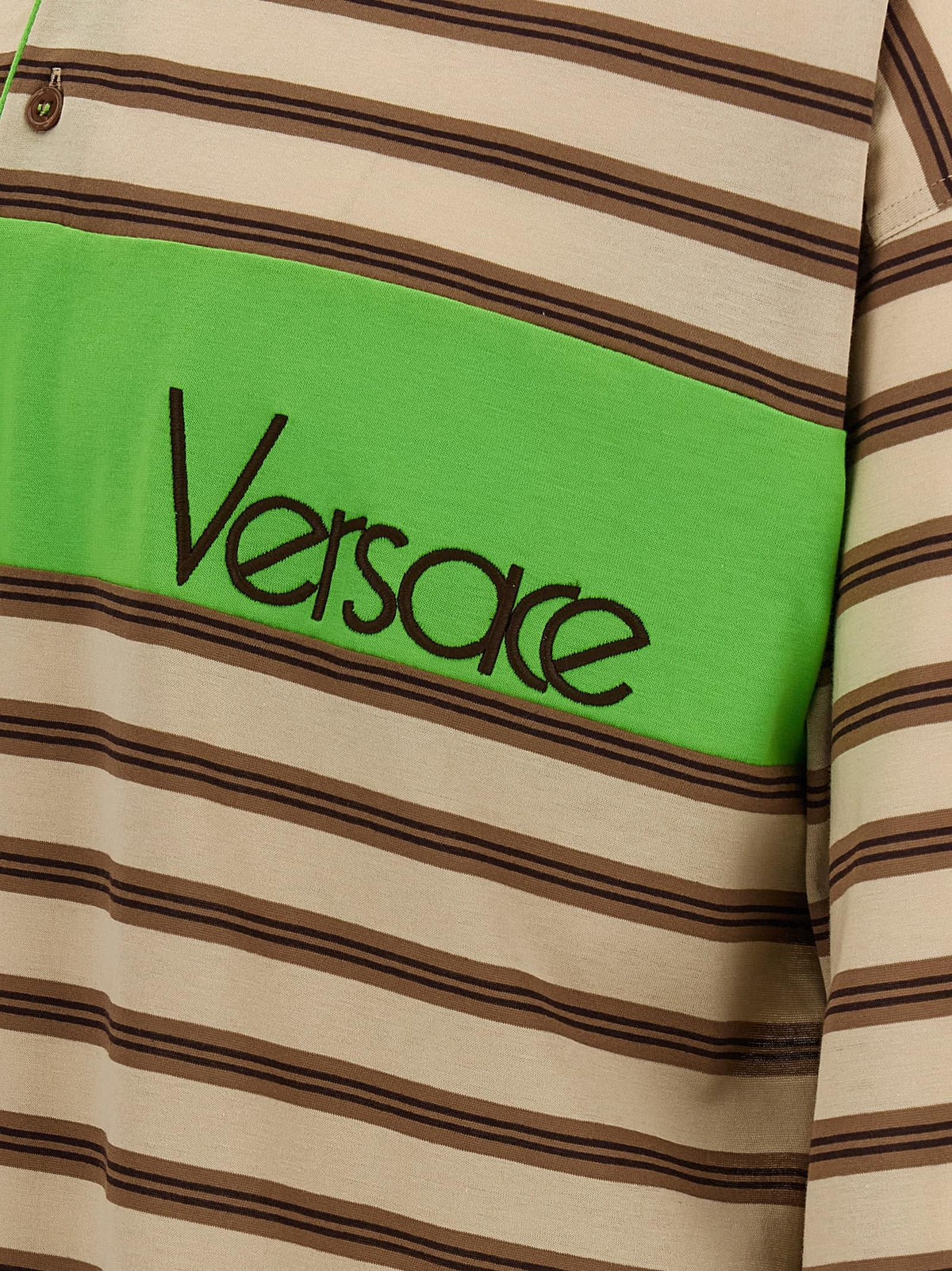 Versace Men Intarsia Polo Shirt VERSACE