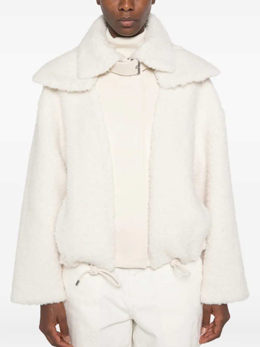 Sportmax Women Jacket With Buckled Collar SPORTMAX