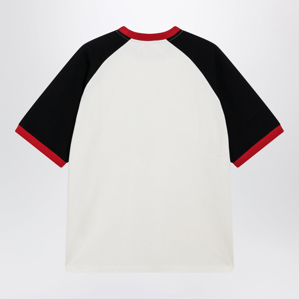 Versace White/Black Cotton T-Shirt With Medusa Print Men VERSACE