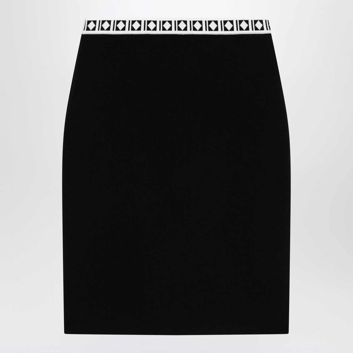Versace Jacquard Viscose-Blend Midi Skirt In Black Women VERSACE