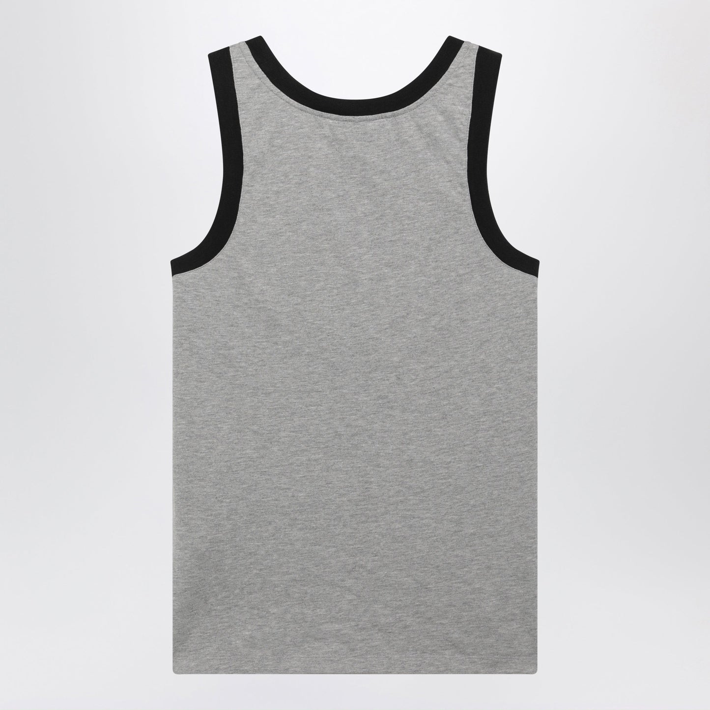 Versace Light Grey Cotton Jersey T-Shirt With Logo Print Women VERSACE