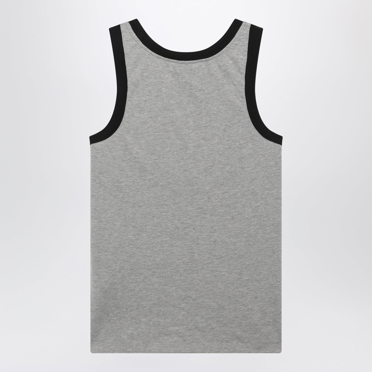 Versace Light Grey Cotton Jersey T-Shirt With Logo Print Women VERSACE
