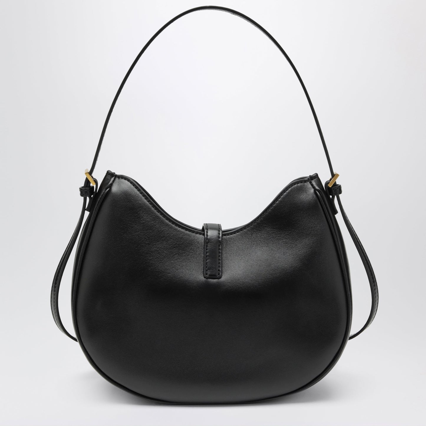 Versace Emblã¨Me Black Nappa Hobo Bag Women VERSACE