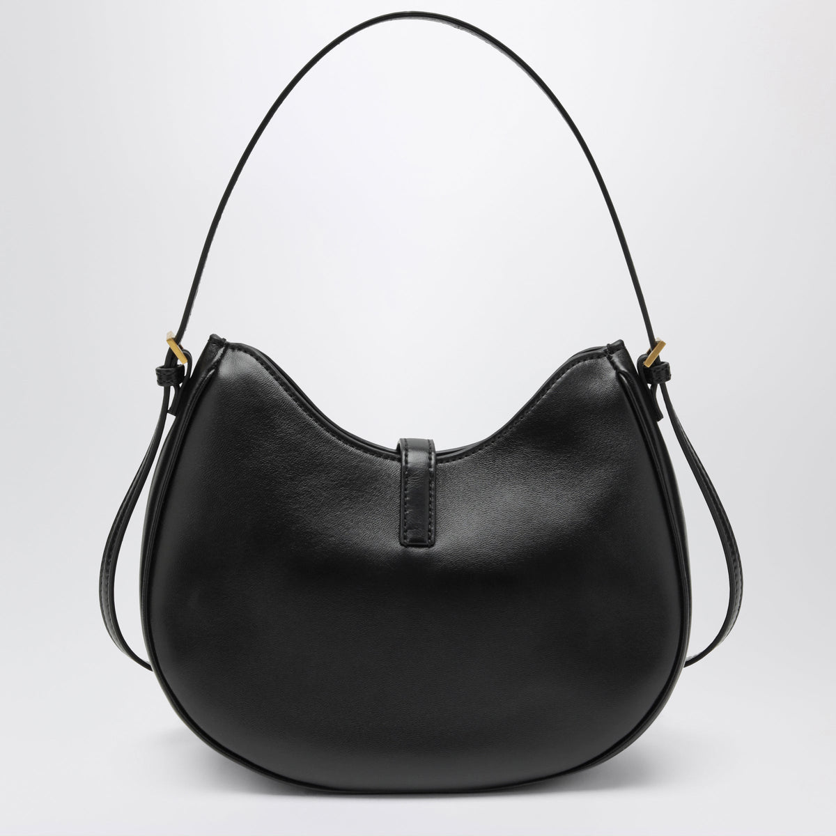 Versace Emblã¨Me Black Nappa Hobo Bag Women VERSACE