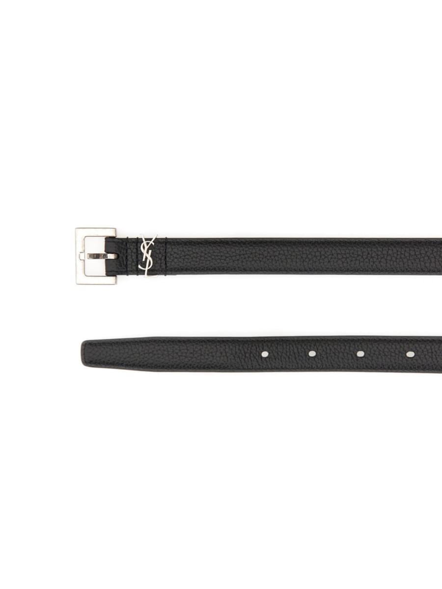 Saint Laurent Men Cintura Sottile "Cassandre" SAINT LAURENT