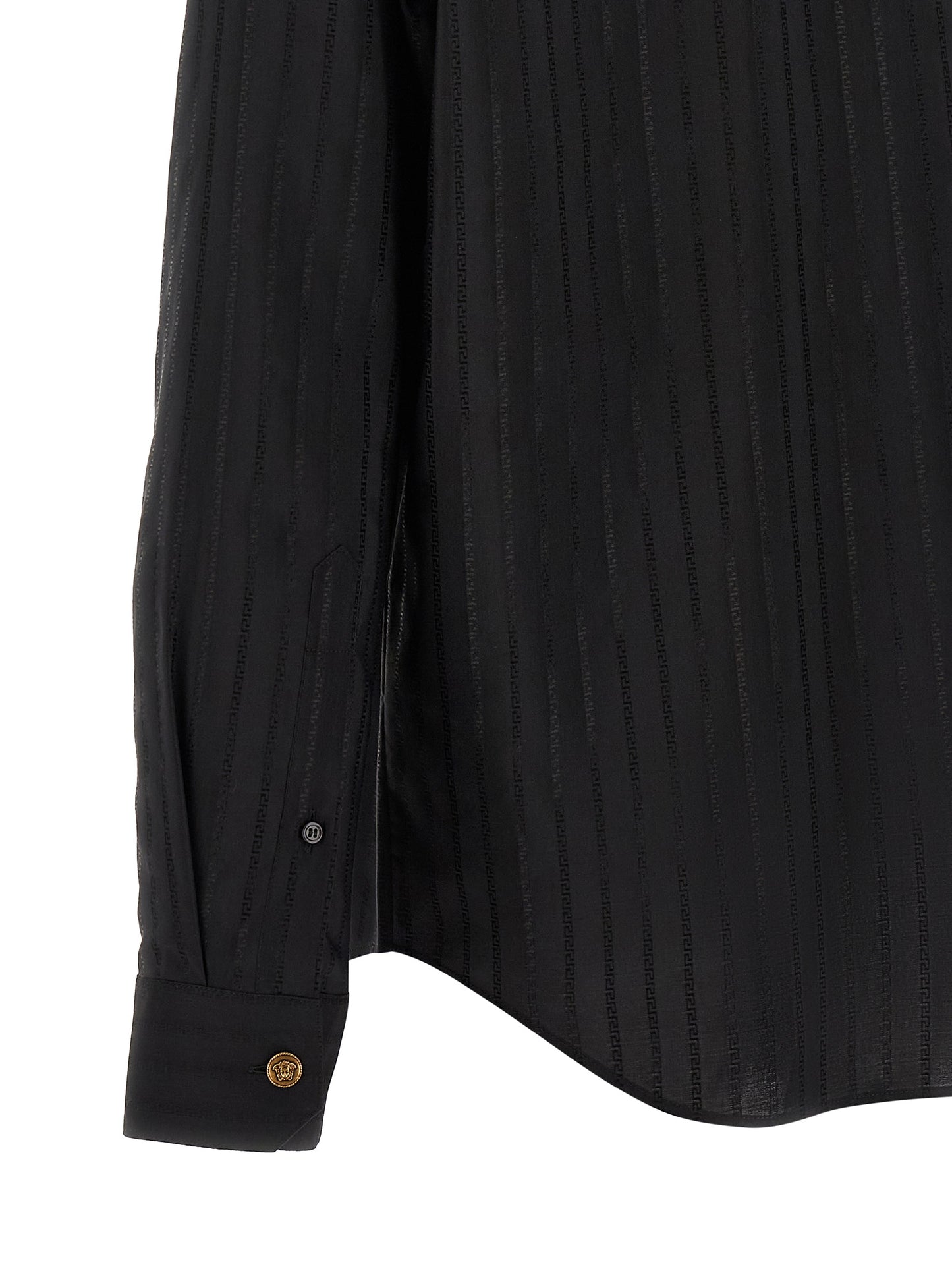 Versace Men Jacquard Silk Shirt VERSACE