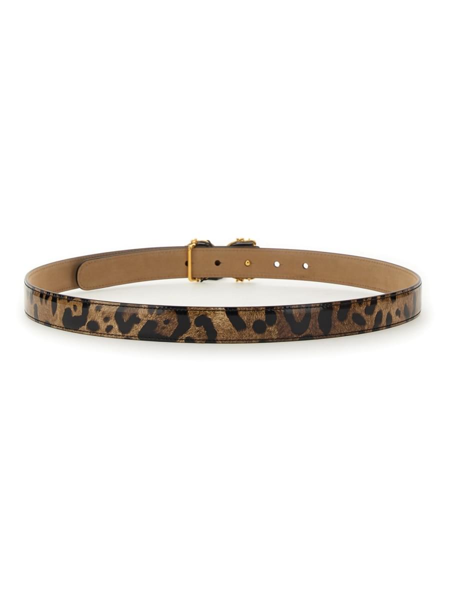 Dolce & Gabbana Women Leopard Print Belt DOLCE & GABBANA