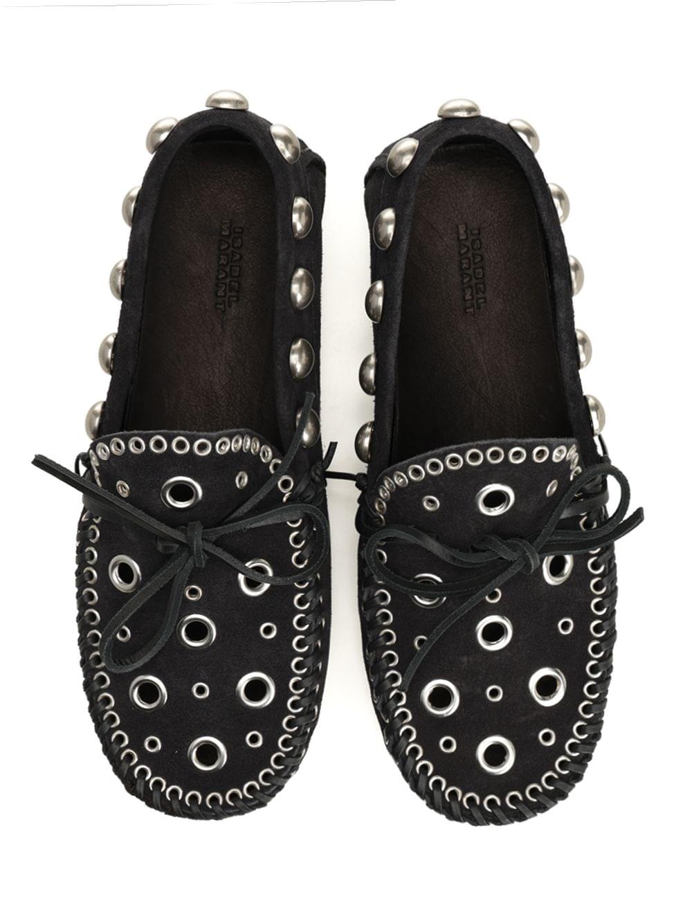 Isabel Marant Women Suede Eyelets Moccasin ISABEL MARANT