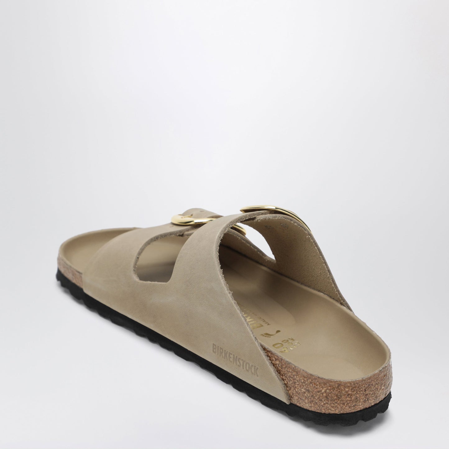 Birkenstock Arizona Big Buckle Slides In Oiled Leather Women Birkenstock