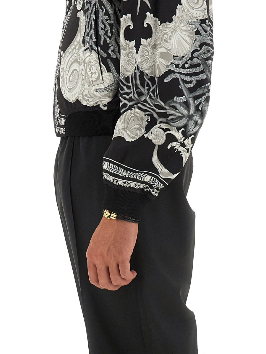 Versace Men Reversible Baroque Sea Jacket VERSACE