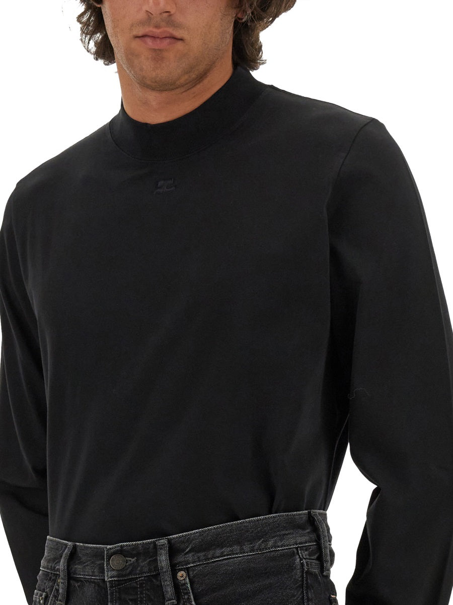 Courreges Men T-Shirt With Logo COURREGES