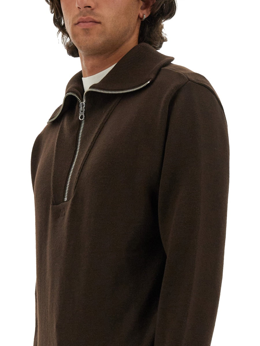 Courreges Men Knitted Polo. COURREGES