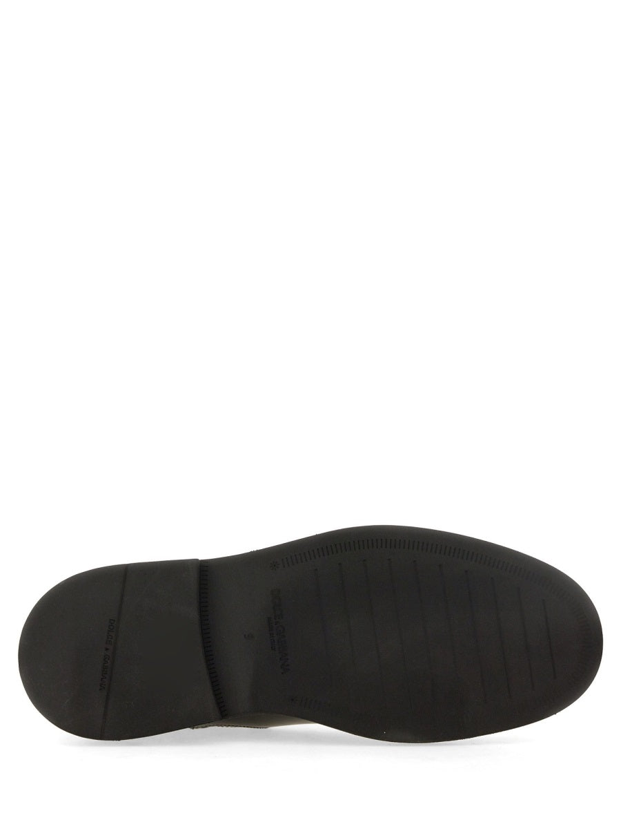 Dolce & Gabbana Men Brushed Leather Boot DOLCE & GABBANA