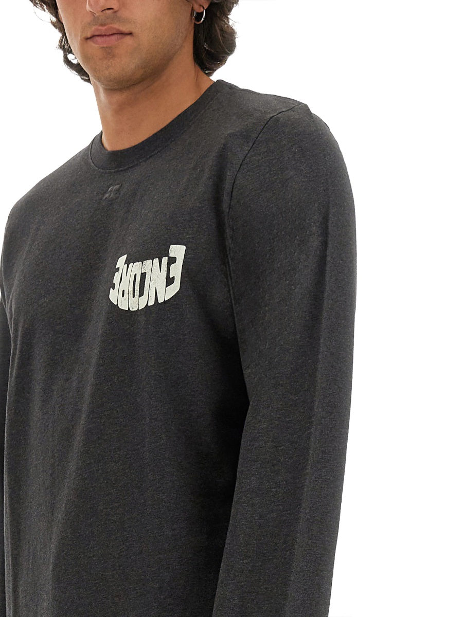 Courreges Men T-Shirt With Logo COURREGES