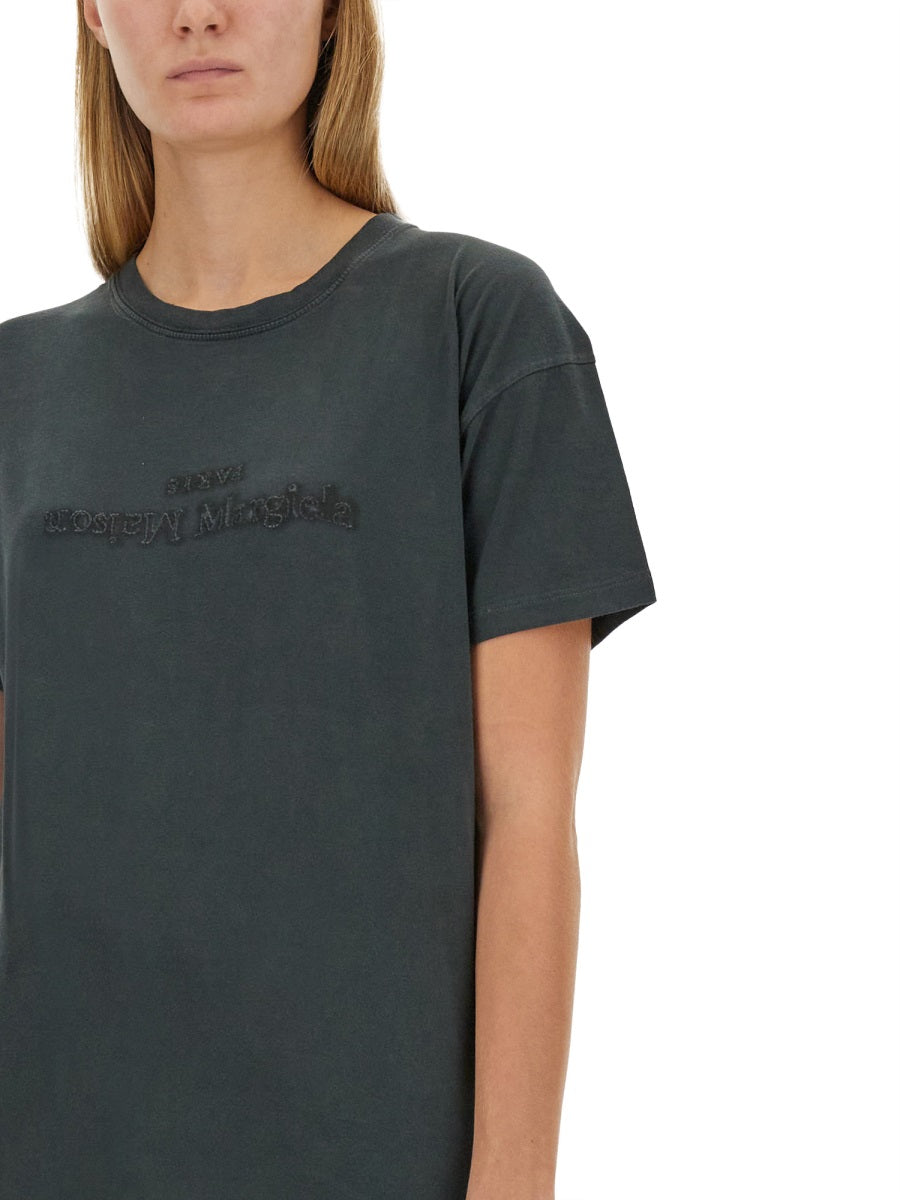 Maison Margiela Women T-Shirt With Logo MAISON MARGIELA