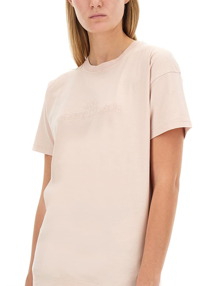Maison Margiela Women T-Shirt With Logo MAISON MARGIELA