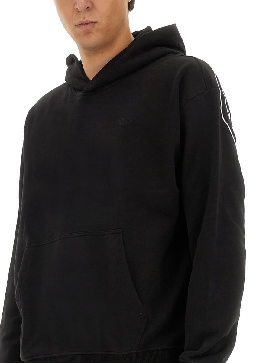 Diesel Men Felpa Con Logo DIESEL