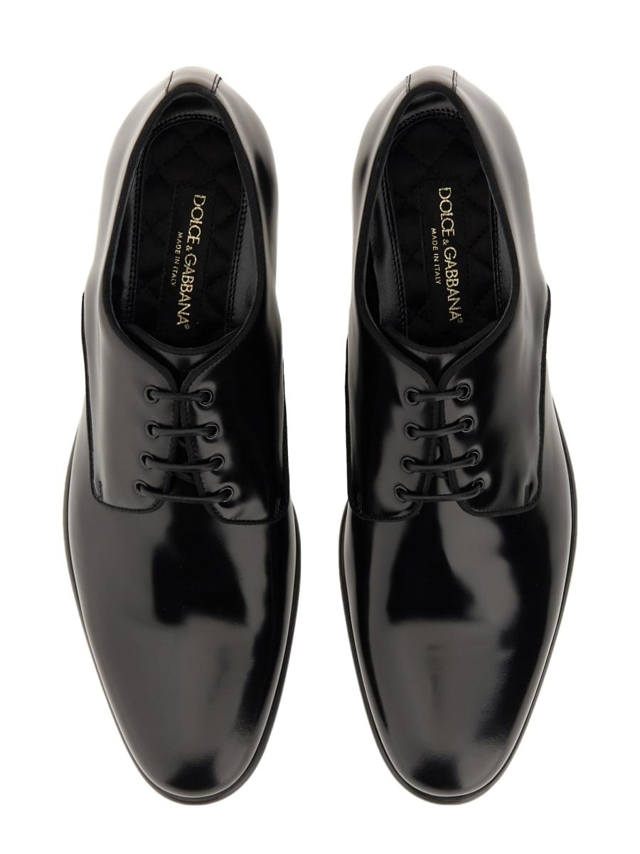 Dolce & Gabbana Men Leather Derby. DOLCE & GABBANA