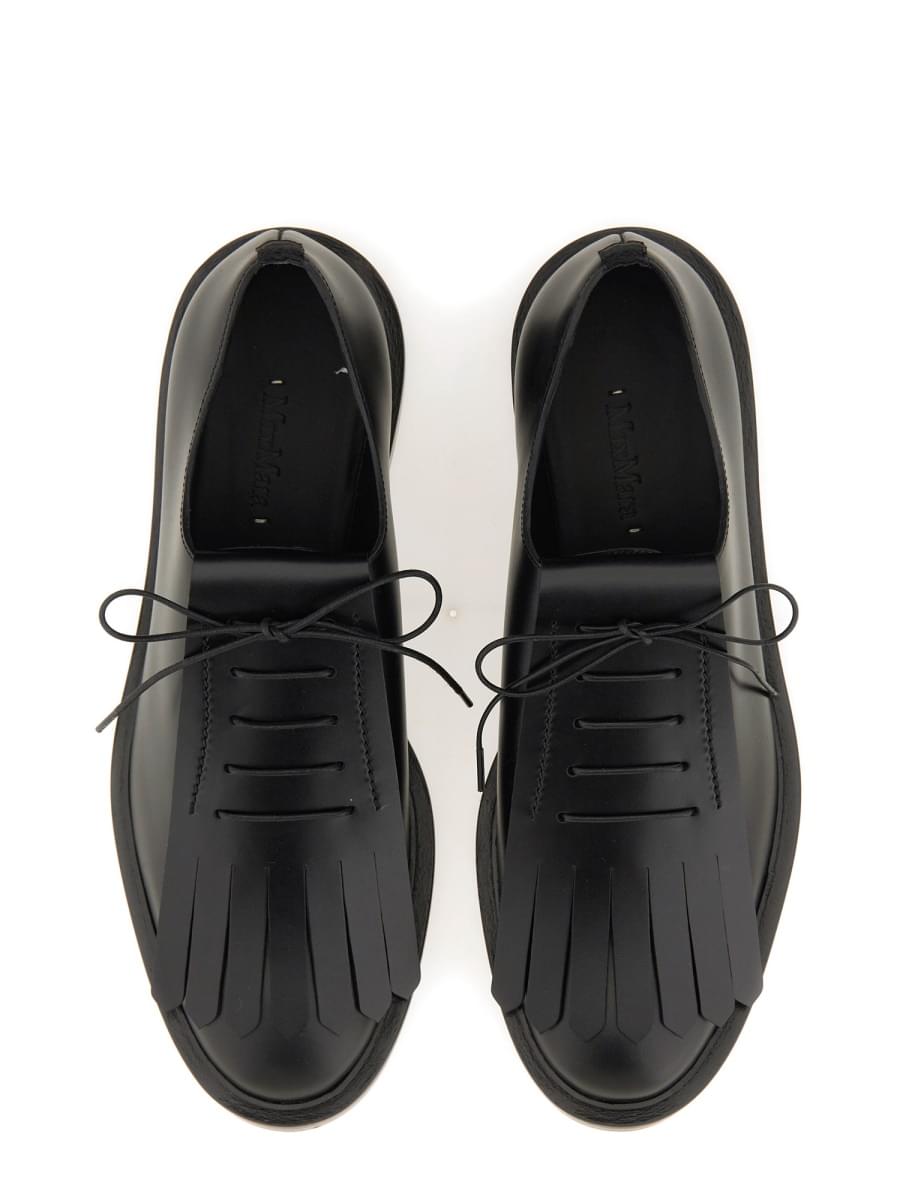 Max Mara Women Leather Derby. MAX MARA