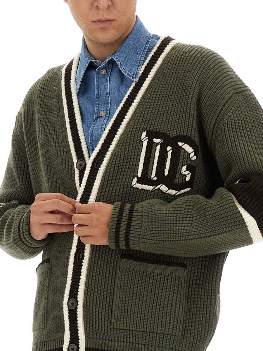Dolce & Gabbana Men Wool Cardigan DOLCE & GABBANA