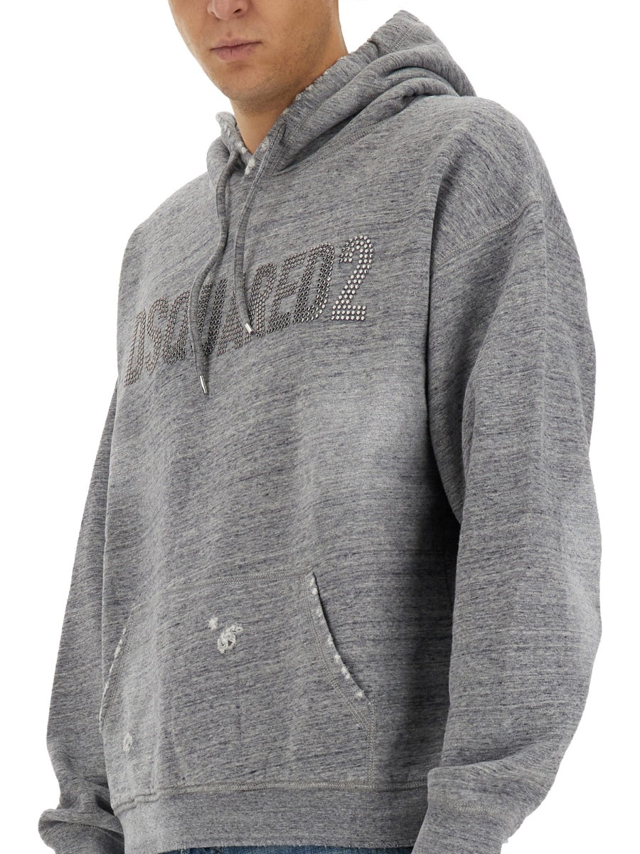 Dsquared Men Sweatshirt With Logo DSQUARED2