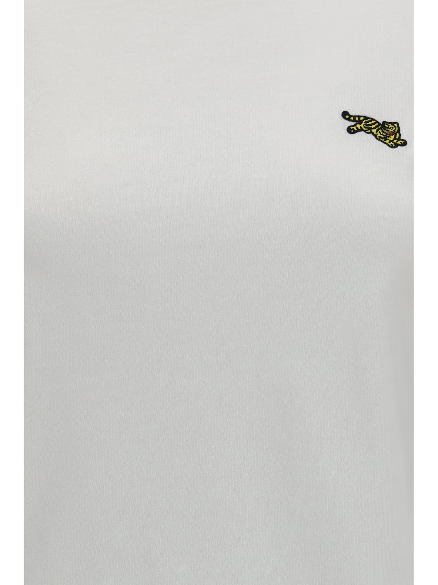 Kenzo Women Jumping Tiger Embroidered Cotton T-Shirt KENZO