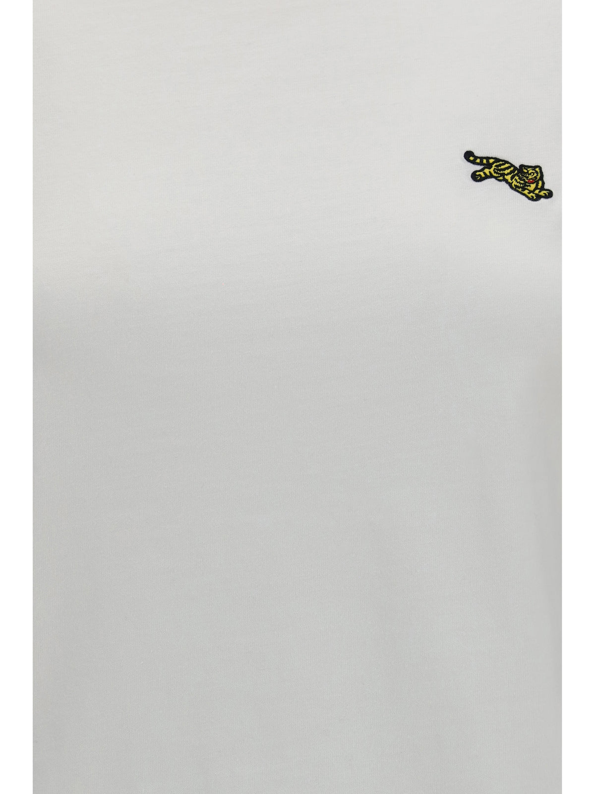Kenzo Women Jumping Tiger Embroidered Cotton T-Shirt KENZO