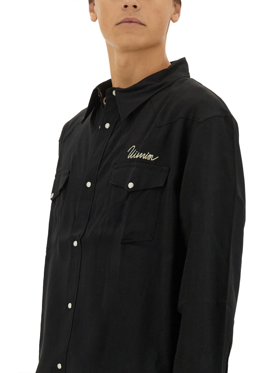 Visvim Men Shirt With Logo VISVIM